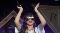 Риана на романтична вечеря с Крис Браун