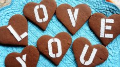 Шоколадови бисквитки за Свети Валентин