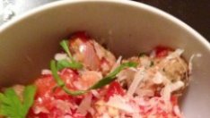 Спагети от тиква с пилешки кюфтенца