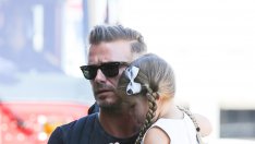 Харпър Бекъм направила коледната украса на звездното семейство