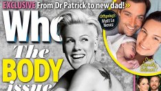 Пинк се разголи за корицата на ново списание