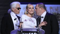 Даян Крюгер се съветва с Карл Лагерфелд за новия си филм