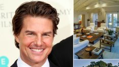 Том Круз живее „на ръба“ на Холивуд Хилс