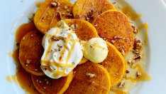 Мини палачинки с пълнеж от тиква