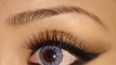 Златно сияние за очите