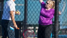 Папараци: Ребел Уилсън топи кила с тенис