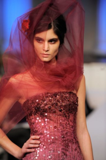 Воали и цветове на подиума. Снимка: Getty Images/ Guliver