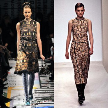 Преди и сега и някои поразителни прилики. Снимки: Style