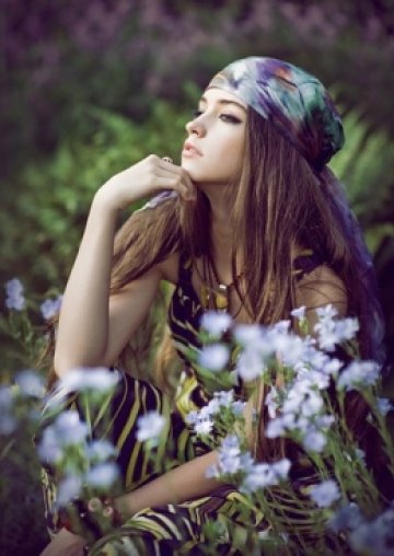 Нека има цветя... Снимка: fashion