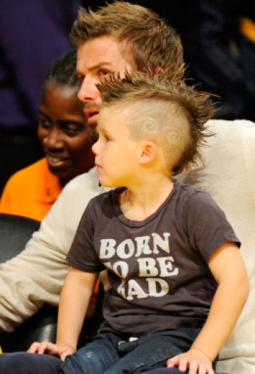 Дейвид Бекъм - един щастлив татко. Снимка: Gettyimages/Guliver