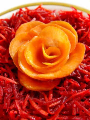 Ако някой знае как се правят розички от морков, нека да ни разкаже. Снимка: Dreamstime