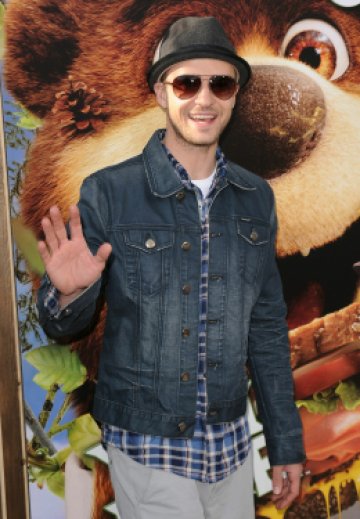 Джъстин озвучава мече. Симпатично. Снимка: Gettyimages/Guliver