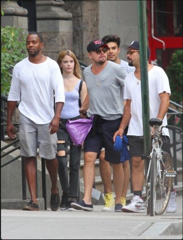 Ди Каприо и красивата блондинка. Снимка: W magazine