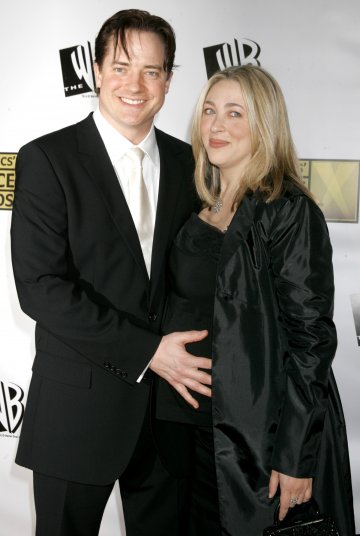 Брендън и екс съпругата му; Снимка: Reuters