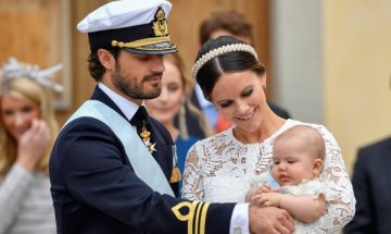 Принцесата с първото й дете. Снимка: Reuters