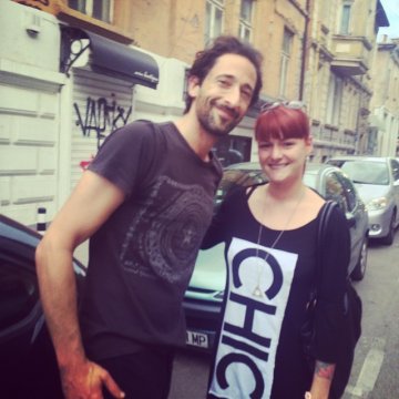 Рут Колева и Ейдриън Броуди. Снимка: личен Фейсбук профил на Рут Колева.