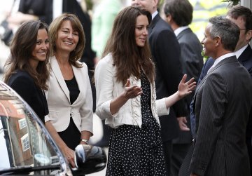 Пипа, Кейт и Карол; Снимка: Reuters