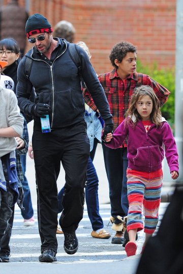 Хю Джакман с дъщеря си Ава, Снимка: Splash news