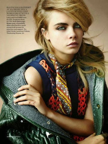 Кара Делевин; Снимка: сп.Vogue