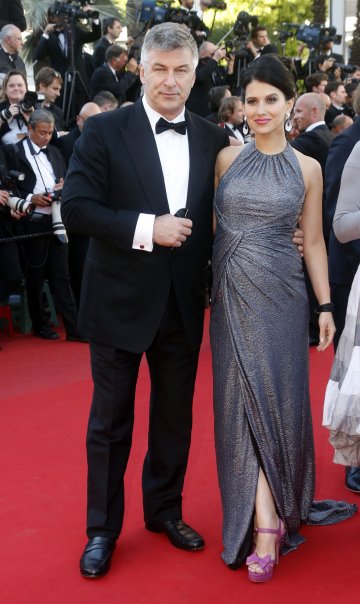 Бременната Хилария със своя съпруг Алек Болдуин; Снимка: Reuters