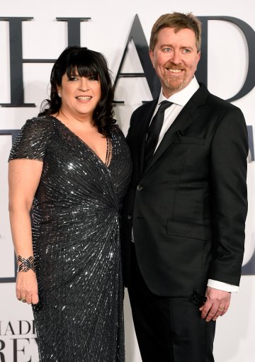 Е. Л. Джеймс и Найъл Леонард; Снимка: Getty Images