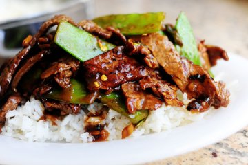 Телешко със зелен фасул