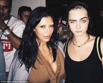 Ким Кардашян и Кара Делевин, Снимка: Instagram