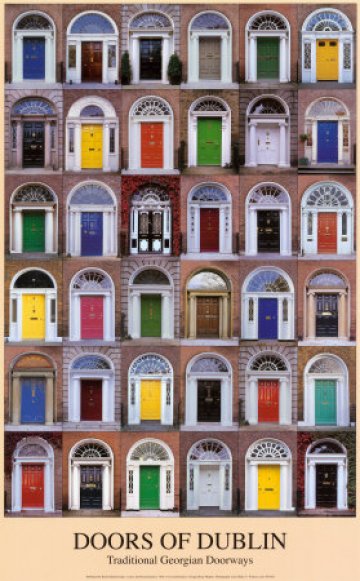 Плакатът... Снимка: Doors of Dublin