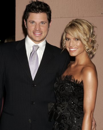 Ник и Джесика през 2005 година; Снимка: Reuters