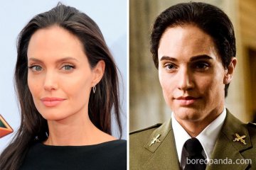 Анджелина Джоли. Снимка: BoredPanda