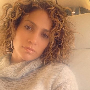 Дженифър Лопес показа естествените си къдрици; Снимка: Instagram