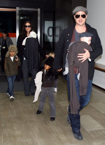 Анджелина, Брад ицялата им бойна дружина. Снимка: Getty Images