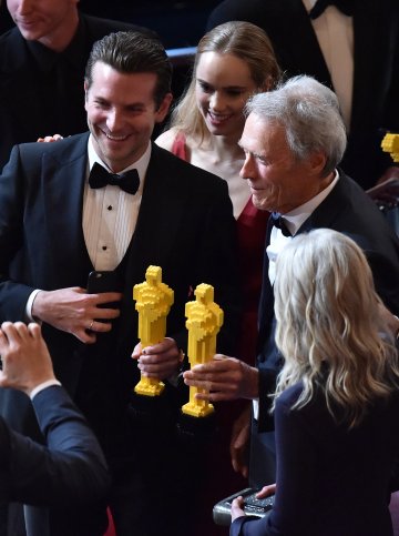 Брадли, Суки и Клинт Истууд; Снимка: Getty Images