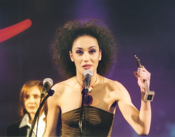 Мария Илиева като Анжела Дейвис. Снимка: Булфото