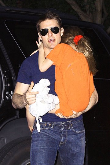 Том и Сури Круз; Снимка: Splash News