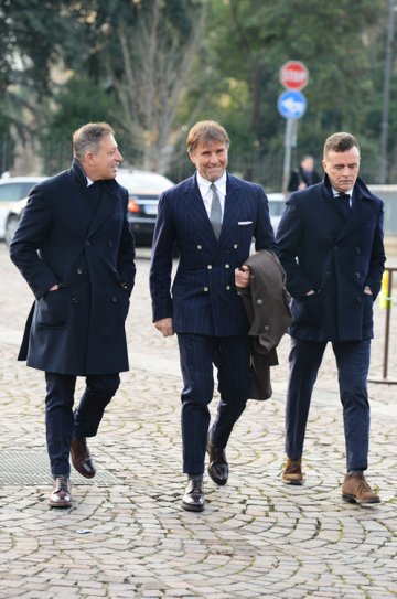 Посетители на модната конфернция Pitti Uomo във Флоренция Снимка:Tumblr