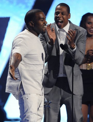 Кание и Джей-Зи; Снимка: Reuters