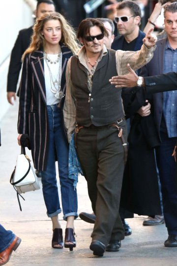 Амбър и Джони; Снимка: Spalsh News