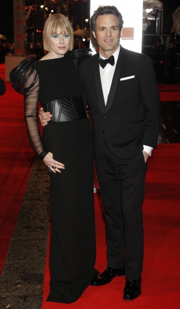 Марк Ръфало и съпругата му Сънрайз на наградите BAFTA/2011; Снимка: Reuters