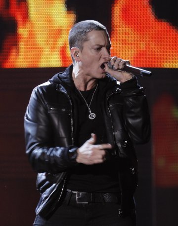 Еминем - татко за пример. Снимка: Reuters