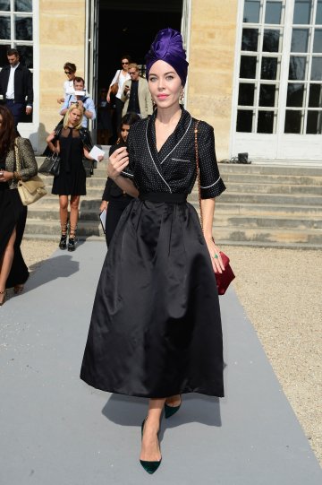 Уляна Сергеенко на ревюто на Dior SS 2014 Снимка: Getty