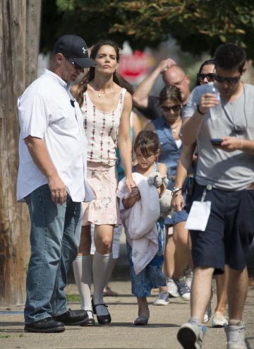 Кейти Холмс и Сури Круз; Снимка: Splash News