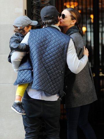 Орландо, Миранда и Флин, Снимка: Splash news