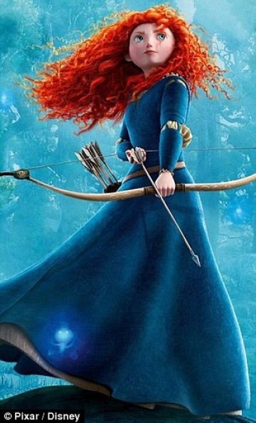 Хиляди родители поискаха старата визия на Мерида; Снимка: Pixar/Disney