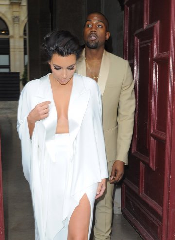 Ким и Кание; Снимка: Splash News