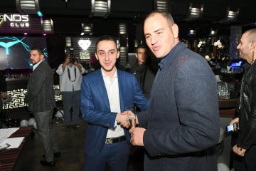 Батков с Петър Стойчев. Снимка: Булфото