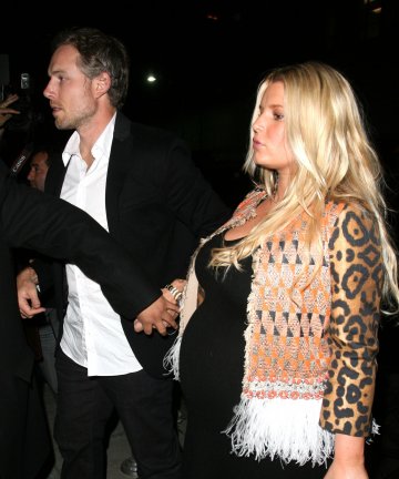 След бременността Джесика изглежда почти същата, само че коремът ѝ логично не е толкова голям и закръглен. Снимка: Splash news