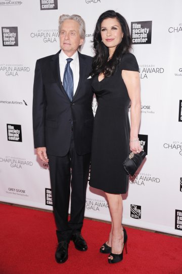 Майкъл и Катрин изглеждаха щастливи само преди няколко дни на 40-годишнината на наградите "Чаплин"; Снимка: Getty Images