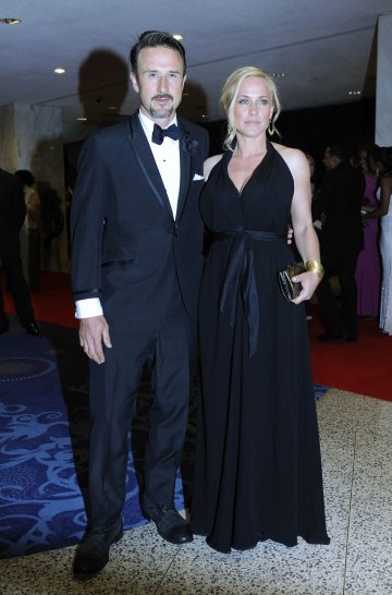 Дейвид и новата му любов Кристина. Снимка: Reuters