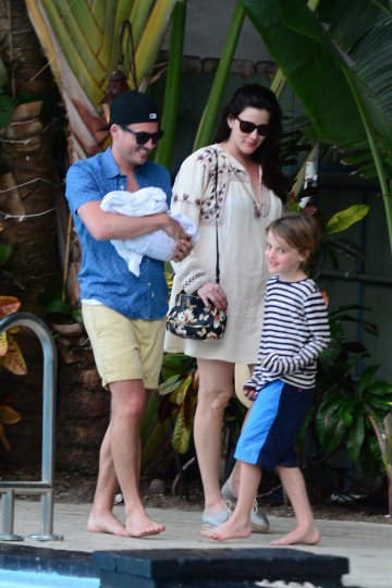 Лив, Дейв, Сайлър и нейният син Майло; Снимка; Splash News